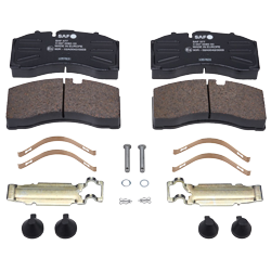 Колодки дисковый тормоз SAF, KNORR SK7, BPW 210.9x108x30